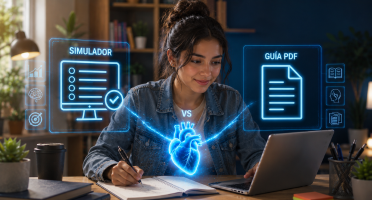 ¿Cuál es la mejor forma de estudiar para el EXANI-II? Simulador vs guía PDF
